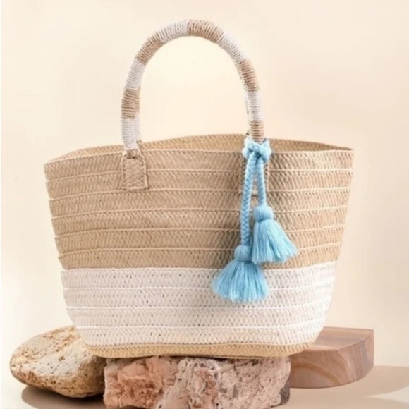 Altru Good Summer CAUSEBOX Straw Tote - Picture 1 of 10
